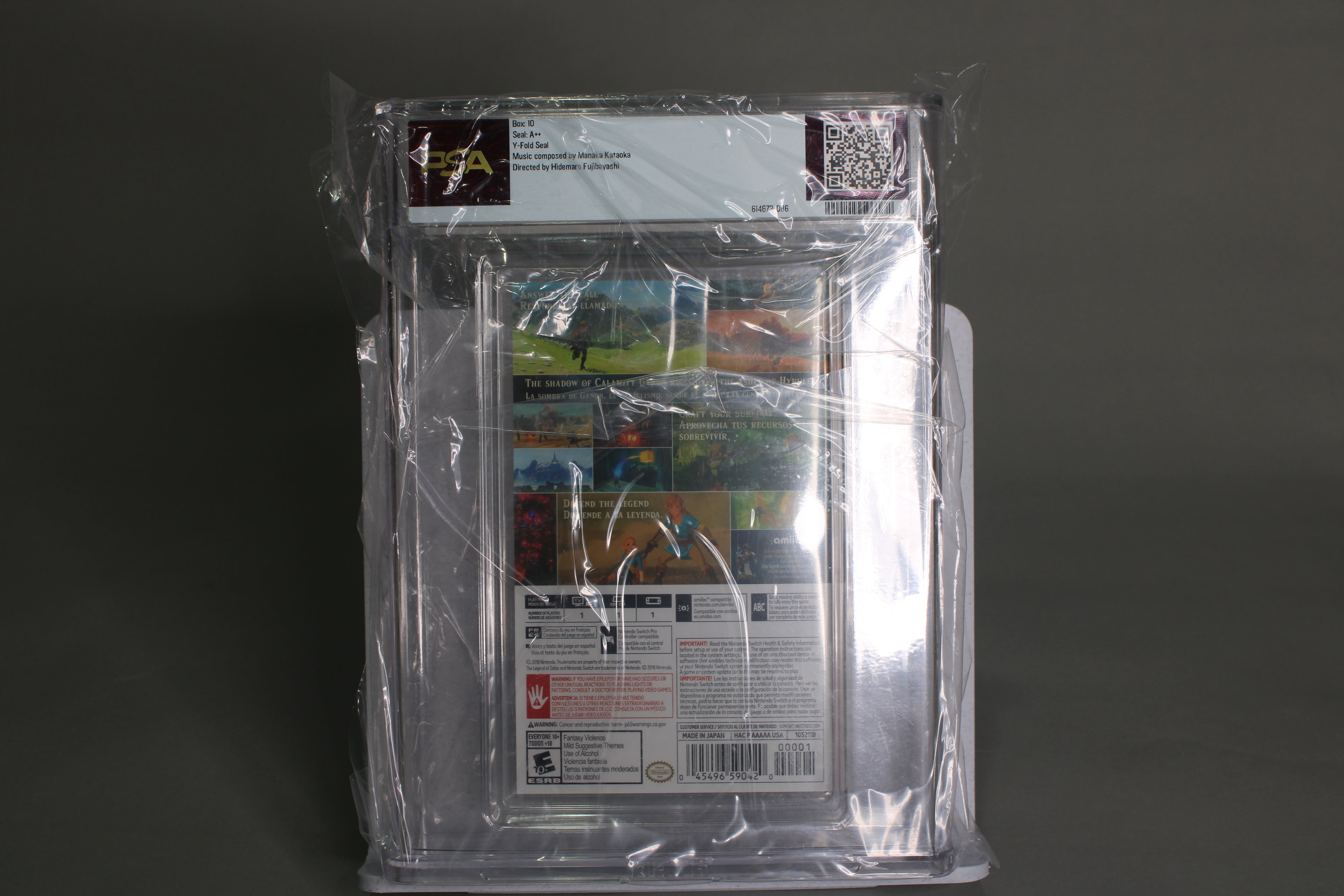 IE-0152 PSA 10 Zelda Breath of the Wild back